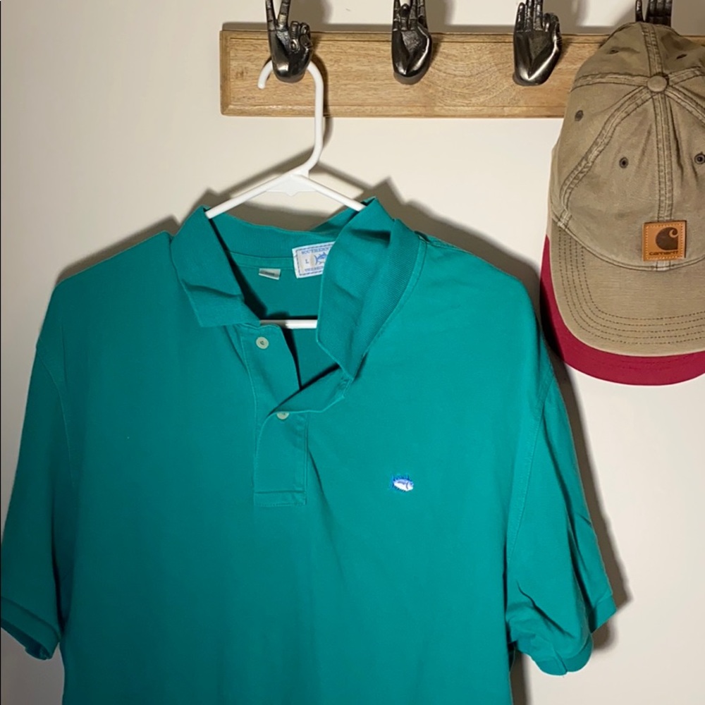 Seafoam Green Southern Tide Polo